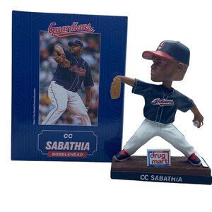 MLB CC Sabathia Cleveland Guardians Bobblehead Indians Drugmart 2024 NEW